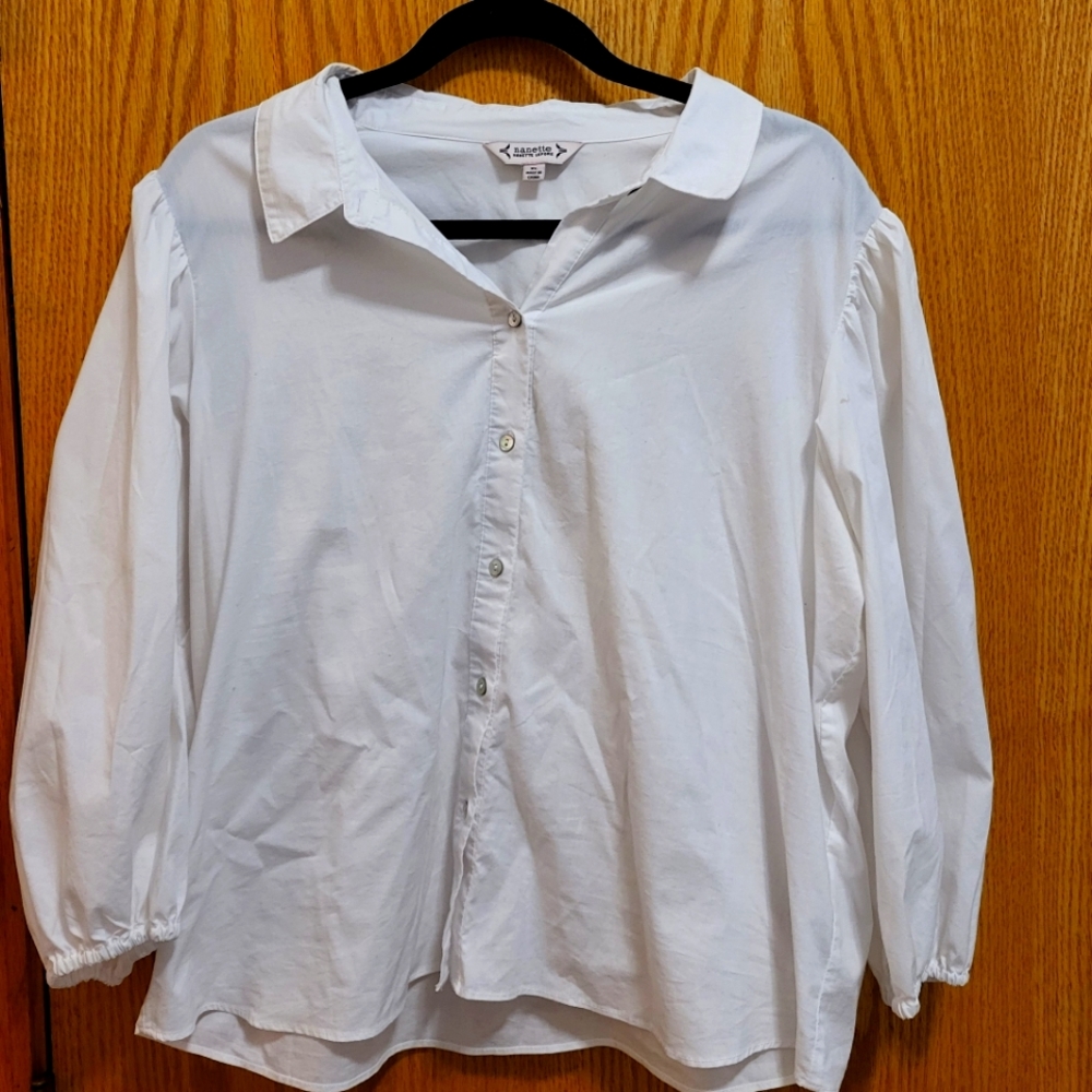 White button up shirt